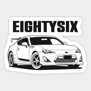 GT86 Monochrome Sticker